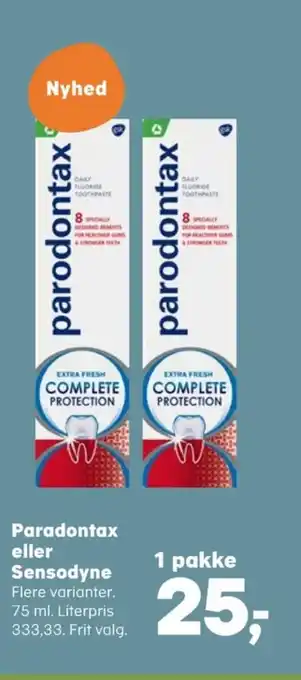 SuperBrugsen Parodontax tandpasta tilbud