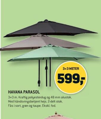 XL-BYG Ukendt parasol tilbud