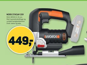 Worx professional stiksav