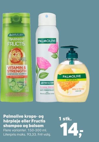 SuperBrugsen Fructis shampoo tilbud