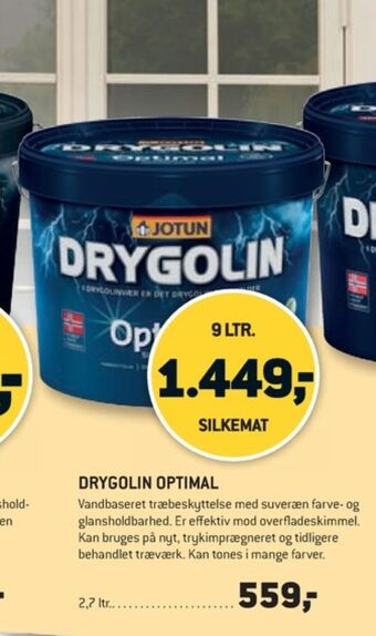 XL-BYG Drygolin træbeskyttelse tilbud