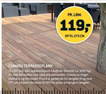 XL-BYG Ukendt terrassebrædder tilbud