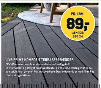 XL-BYG Ukendt terrassebrædder tilbud