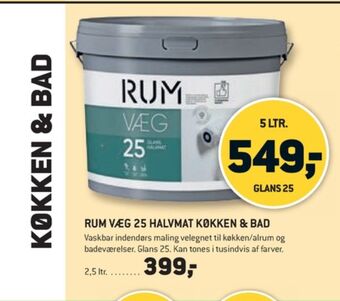 XL-BYG Rum maling tilbud