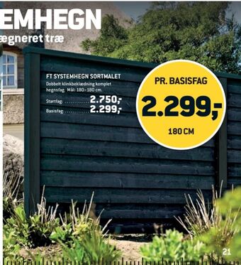 Ft systemhegn havehegn