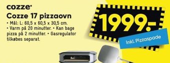 Bilka Cozze 17 pizzaovn tilbud
