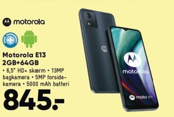 Bilka Motorola E13 2GB+64GB tilbud