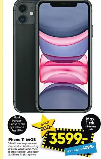 Bilka iPhone 11 64GB tilbud