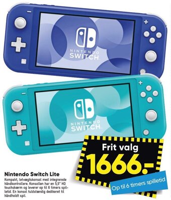 Bilka Nintendo Switch Lite tilbud
