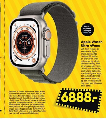 Bilka Apple Watch Ultra 49mm tilbud