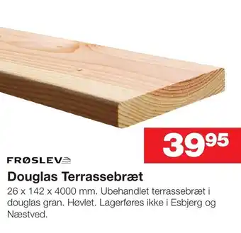 Bauhaus Douglas Terrassebræt tilbud