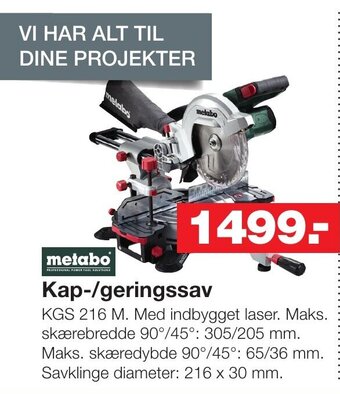 Kap-/geringssav