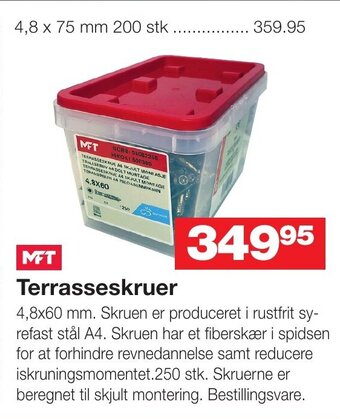 Terrasseskruer