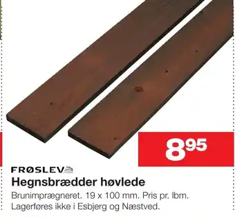 Bauhaus Hegnsbrædder høvlede tilbud