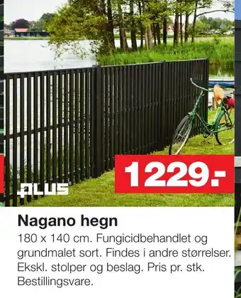 Bauhaus Nagano hegn tilbud
