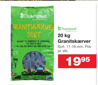 Bauhaus 20 kg Granitskærver tilbud