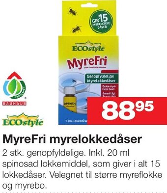 Bauhaus MyreFri myrelokkedåser tilbud