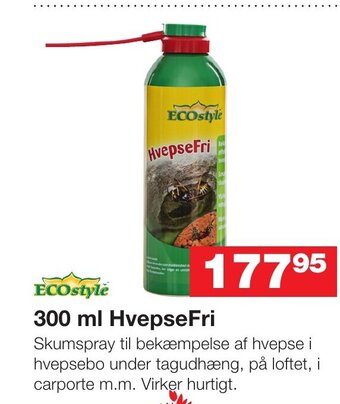 Bauhaus ECOstyle 300 ml HvepseFri tilbud