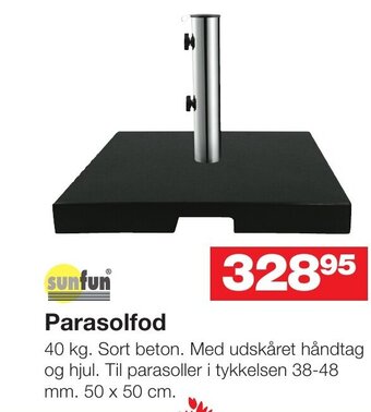 Bauhaus Parasolfod tilbud