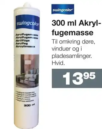 swingcolor 300 ml Akryl- fugemasse