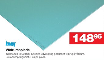 KNAUF Vådrumsplade