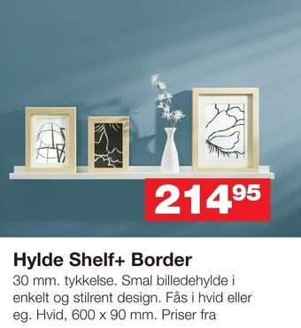 Bauhaus Hylde Shelf+ Border tilbud