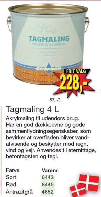 Harald Nyborg Tagmaling 4 L tilbud
