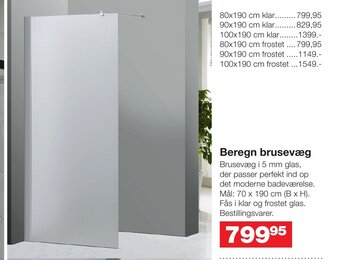 Bauhaus Beregn brusevæg tilbud
