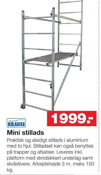 Mini stillads