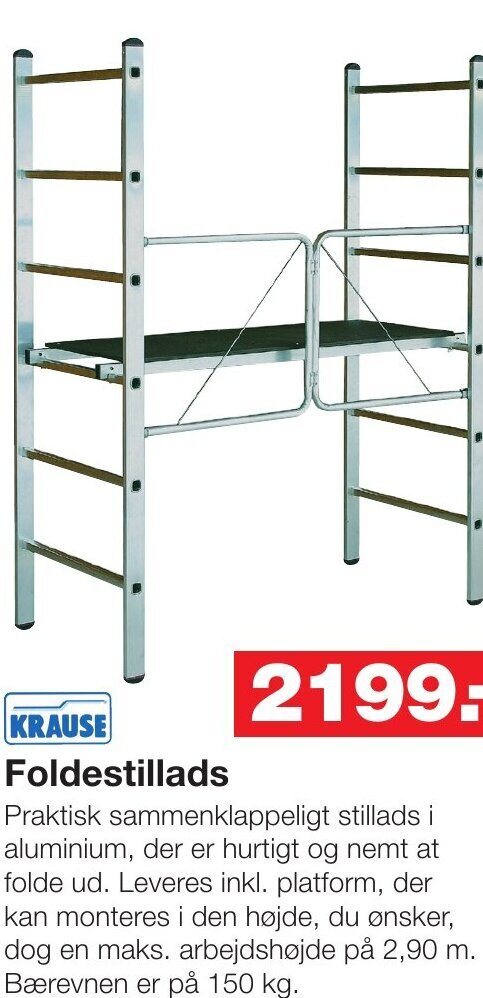 Bauhaus KRAUSE Foldestillads tilbud