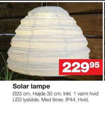 Bauhaus Solar lampe tilbud