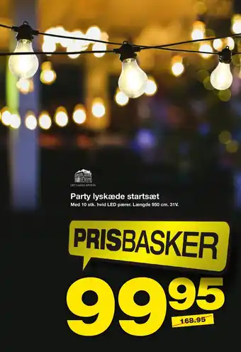 Bauhaus Party lyskæde startsæt tilbud
