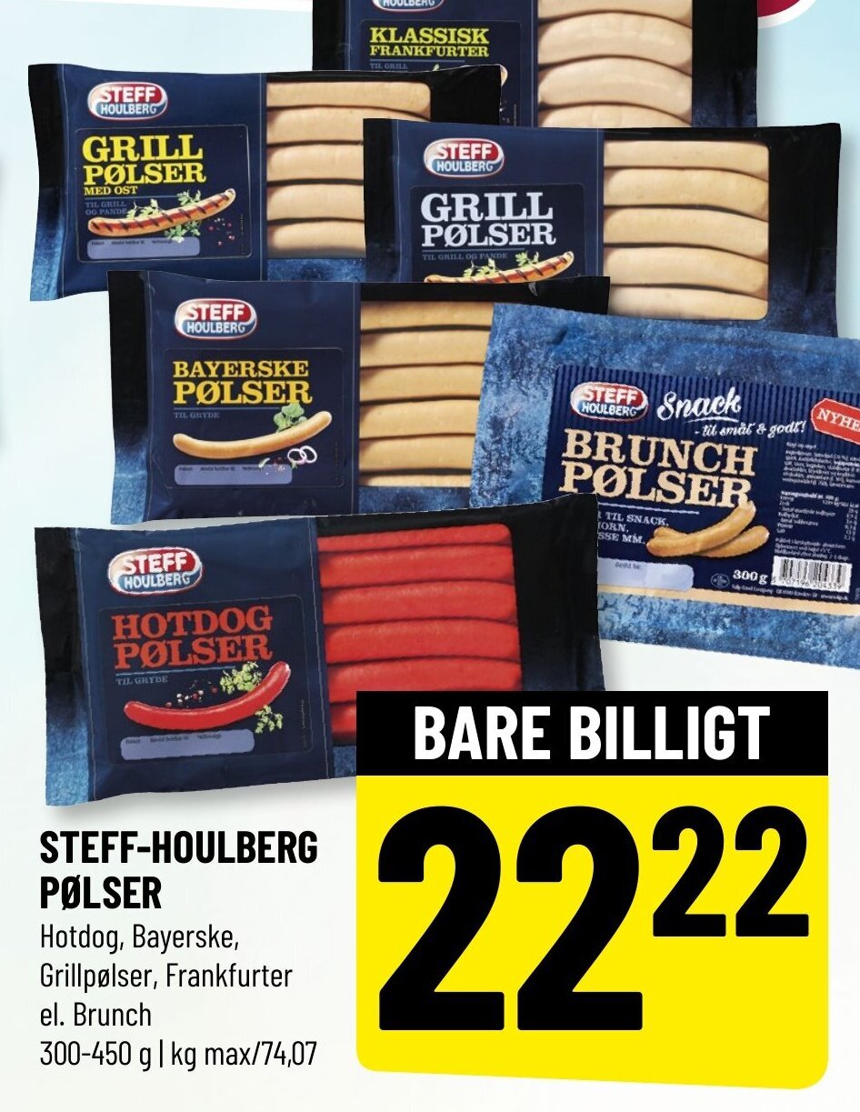 Løvbjerg STEFF-HOULBERG PØLSER tilbud