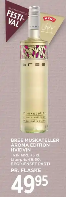 Bree muskateller aroma edition hvidvin