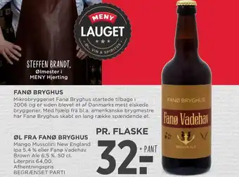 MENY Øl fra fanø bryghus tilbud