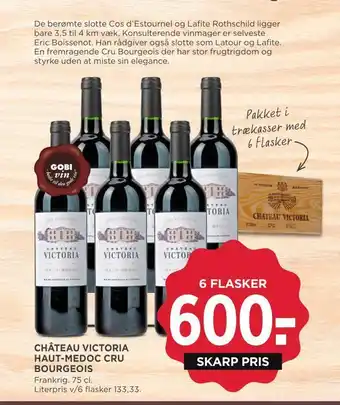 MENY Château victoria haut-medoc cru bourgeois tilbud