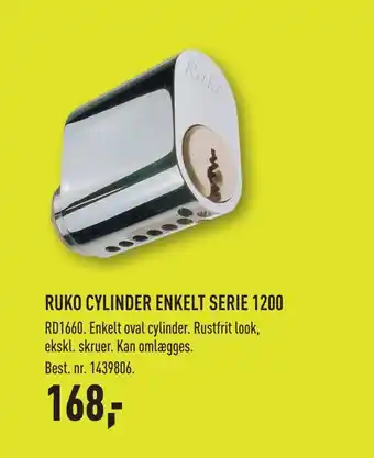 Ruko cylinder enkelt serie 1200