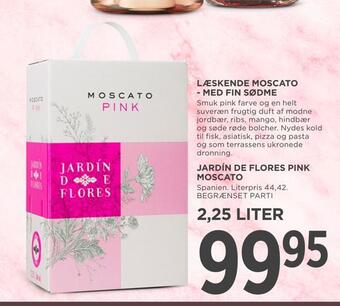 MENY Jardín de flores pink moscato tilbud