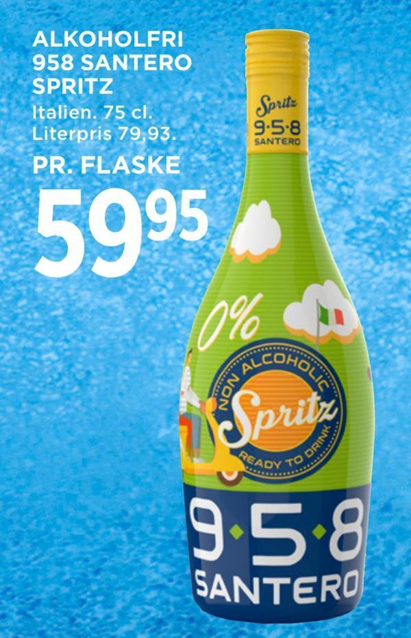 MENY Alkoholfri 958 santero spritz tilbud