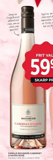MENY Famille bougrier cabernet d'anjou rosé tilbud