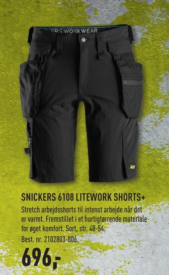 Johannes Fog Snickers 6108 litework shorts+ tilbud