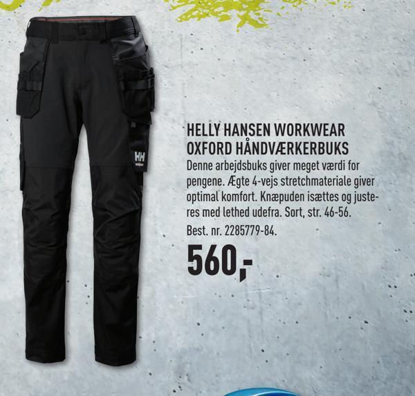 Johannes Fog Helly hansen workwear oxford håndværkerbuks tilbud