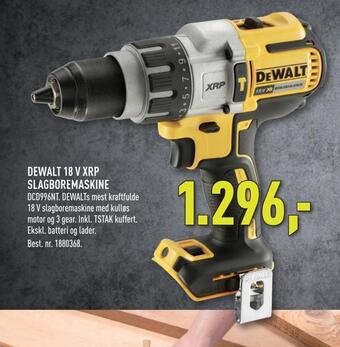 Johannes Fog Dewalt 18 v xrp slagboremaskine tilbud