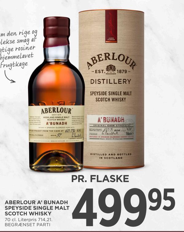 MENY Aberlour a' bunadh speyside single malt scotch whisky tilbud