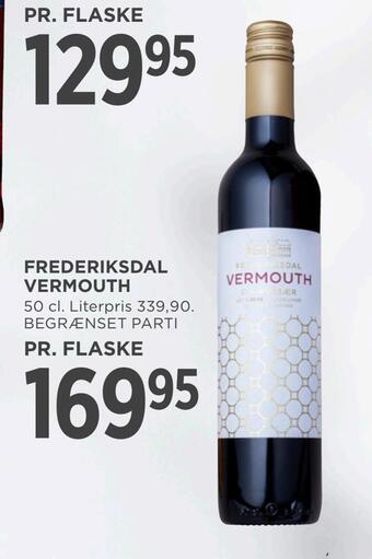 MENY Frederiksdal vermouth tilbud