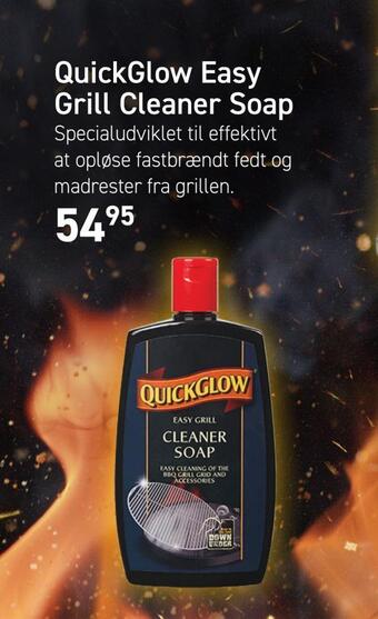 Quickglow easy grill cleaner soap
