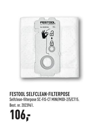 Johannes Fog Festool selfclean-filterpose tilbud