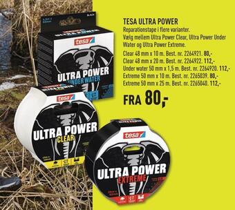 Johannes Fog Tesa ultra power tilbud
