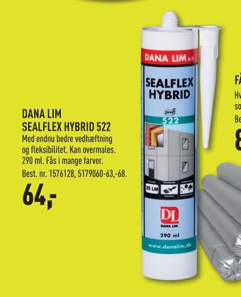 Johannes Fog Dana lim sealflex hybrid 522 tilbud