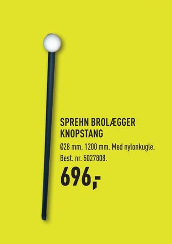 Sprehn brolægger knopstang